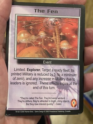 THE FEN BABYLON 5 CCG SAMMLERKARTE NEAR MINT CRUSADE UNBESPIELT PRIORITÄT