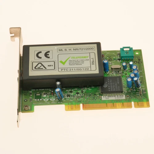 GVC SF-1156IV/R9E 56K PCI Dial-Up Fax Modem Card Vintage Retro Internet Hardware