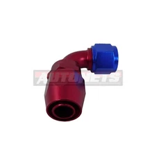 AN -12 Aluminum Red Blue 90 degree Hose End Fitting Adaptor Fuel/Gas Tank