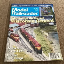 Model Railroader Magazine July 1997 Introducing the N scale Wisconsin Central