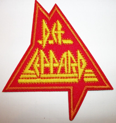 Def Leppard~Embroidered Patch~@ 3'' x 3''~Iron Sew On