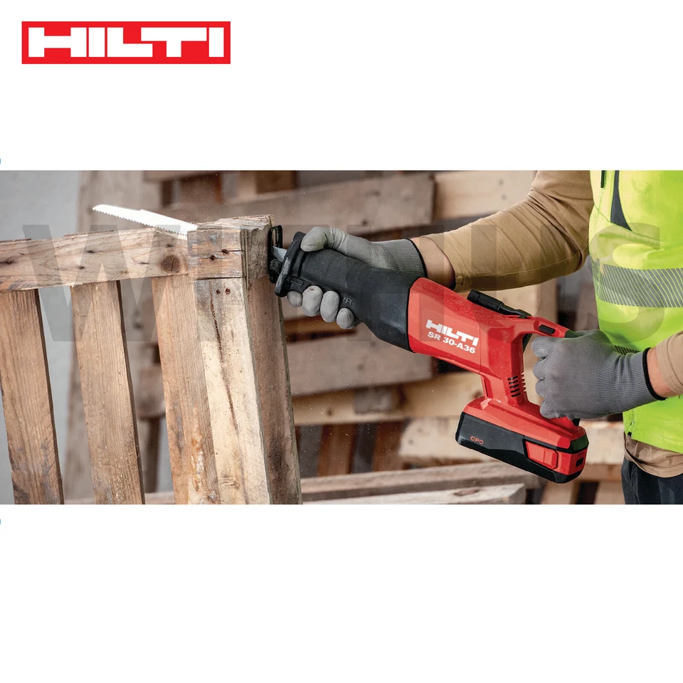 Hilti SR 30-A36 36V Cordless Reciprocating Cut Saw BL 2800Spm 32mm Bare Tool - Image 4 of 4