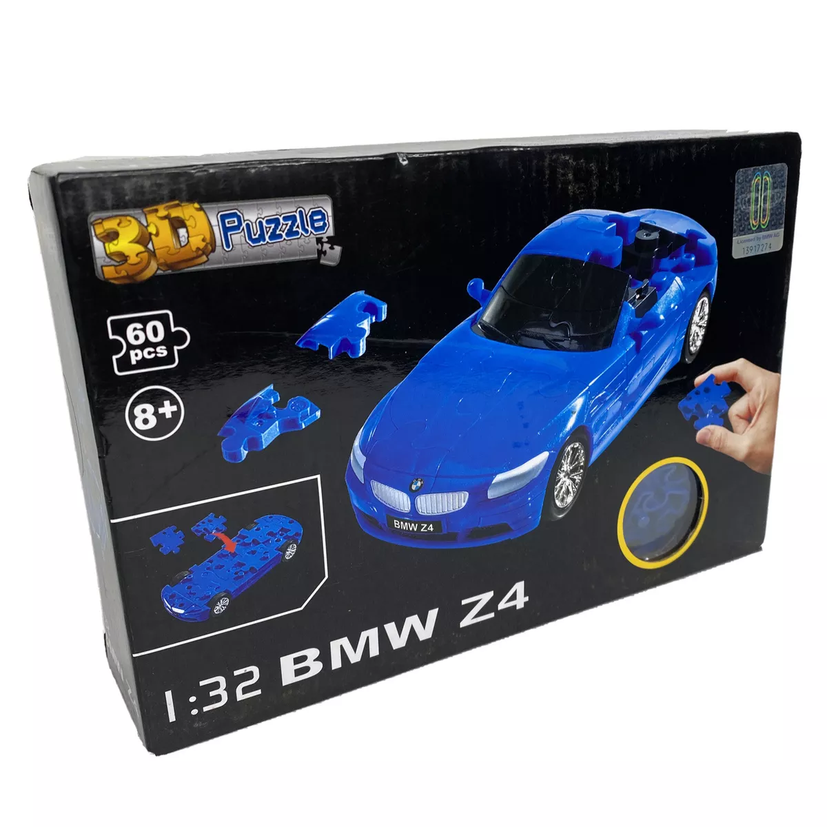 Quebra - Cabeça 3D Carros Aquarela Brinquedos BMW 740i