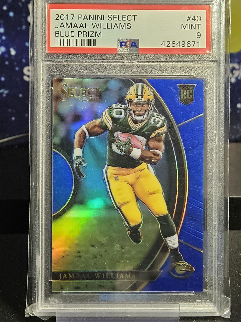 Jamaal Williams Panini Select #40 Blue