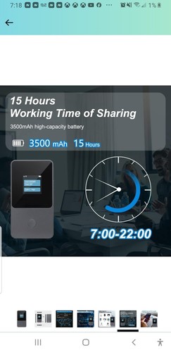 LinkMeTaNow T8 4G LTE WiFi Hotspot, 130+ Countries, No Sim or Contract Required! - 第 11/18 張圖片