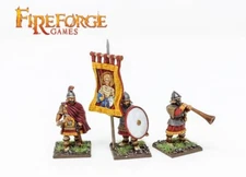 FIREFORGE GAMES DEUS VULT DVBY01 BYZANTINE INFANTRY COMMAND 3 FIGURES