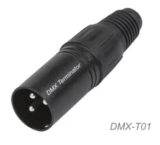 DMX daisy chains XLR 3-Pin Male DMX 120Ω Terminator, CablesOnline DMX-T01