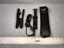 Ion Mini Ceramic Straight N' Spiral Combo Travel Styling Iron Blk Model FD-126M
