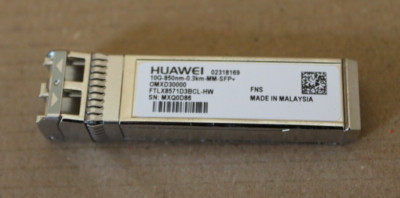 Huawei OMXD30000 10G-850nm-0.3km-MM SFP+ Transceiver FTLX8571D3BCL-HW