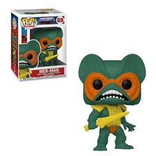 FIGURA FUNKO POP 88 JUGUETE RETRO MER-MAN MAESTROS DEL UNIVERSO MOTU CARA DE PEZ