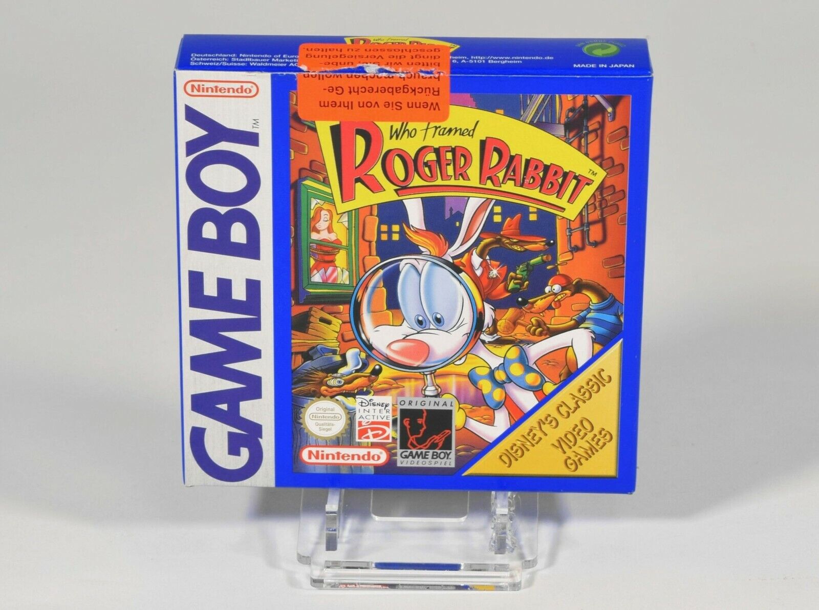 Nintendo Game Boy,Kto oprawił Królika Rogera,PAL,OVP,CIB Kupowanie bomb nowych