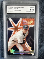 2001 Topps Stars Jake Peavy #200 Rookie card  GMA  NM-MT+8.5