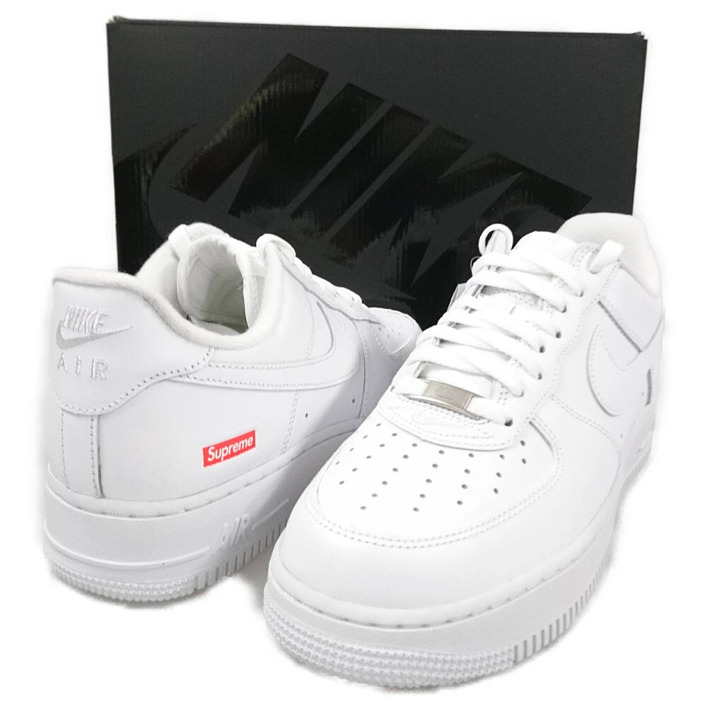 NIKE ×SUPREME CU9225-100 AIRFORCE 1 white US8=26cm Genuine / 30782