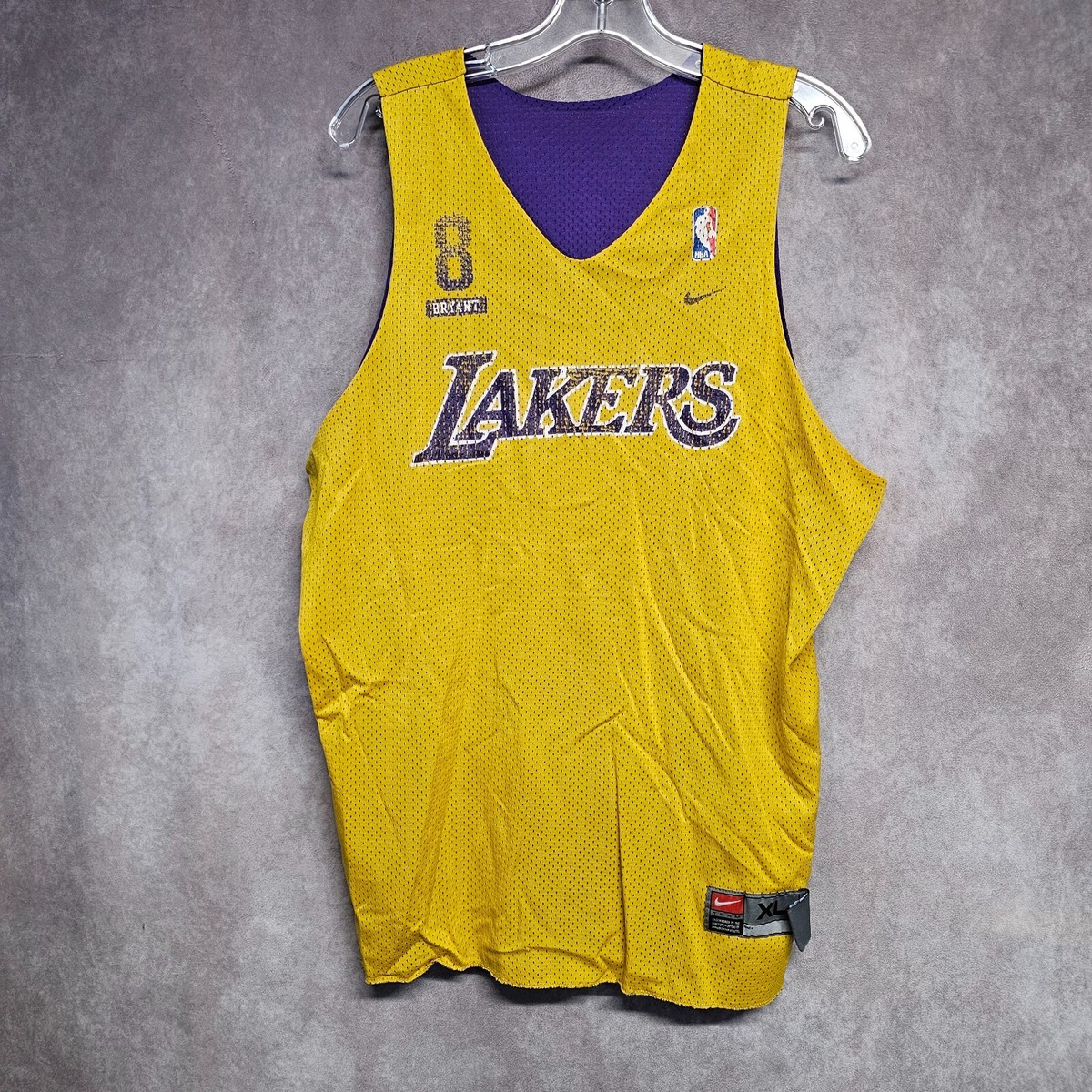 Vintage Nike NBA Los Angeles Lakers Kobe Bryant Reversible