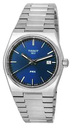 Tissot PRX Quarz dunkelblau marineblaues Zifferblatt Damenuhr T137.210.11.041...