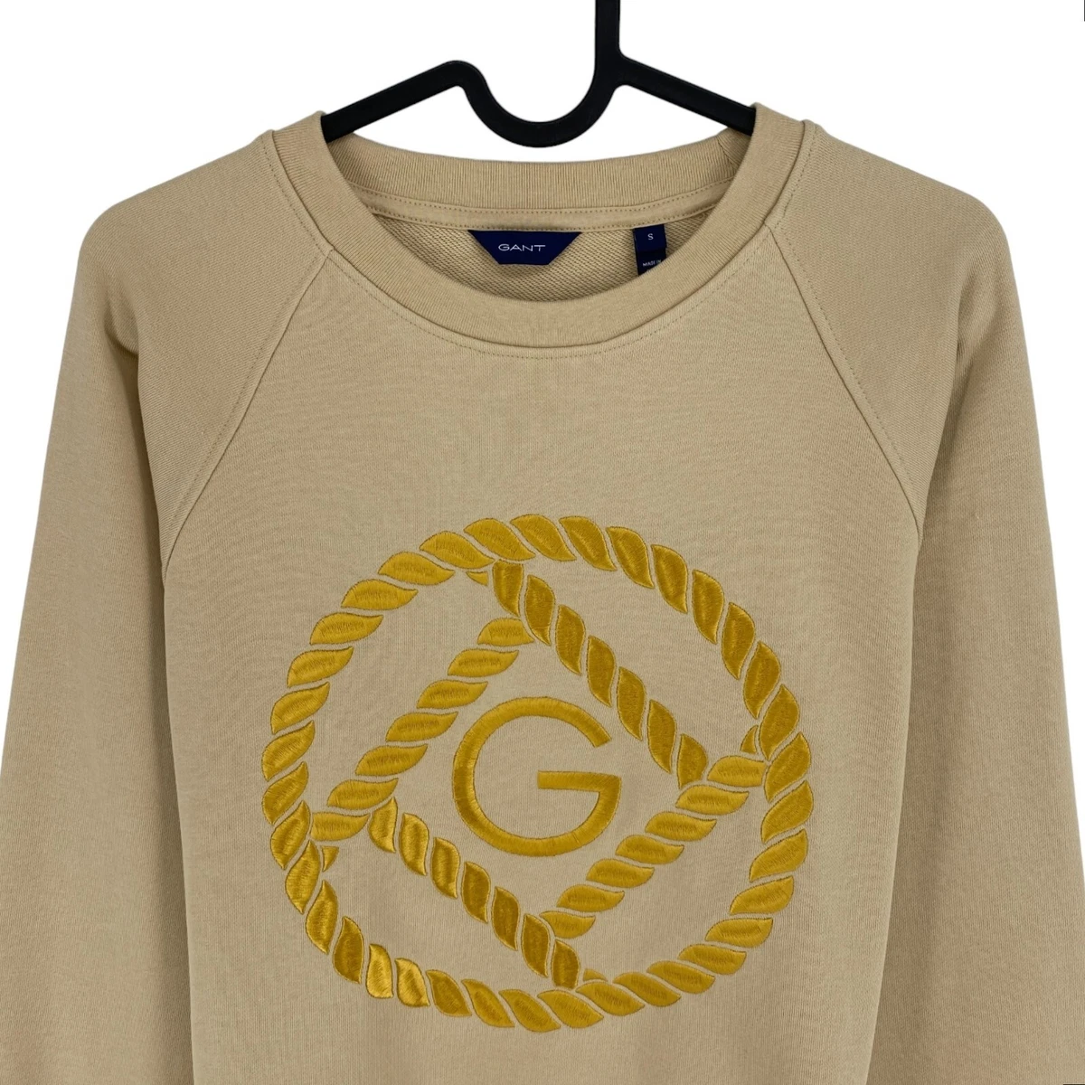 Gant gold sale logo sweatshirt
