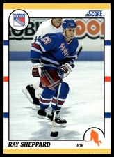 1990-91 Score Rookie & Traded RAY SHEPPARD #97T Rangers FREE Ship!