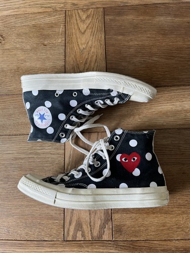 converse spotty high tops