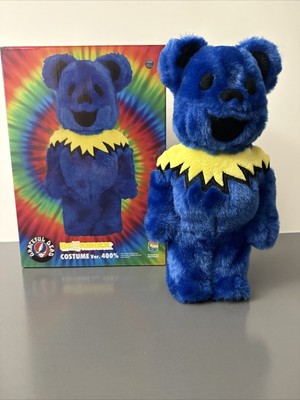 BE@RBRICK GRATEFUL DEAD DANCING BEARS COSTUME Ver. BLUE 400