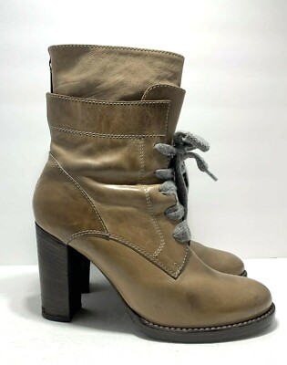 Bottes Brunello Cucinelli Neuves En Daim Sherling Taupe/marron/crème Avec Fourrure - Taille 40,5 - Valeur 1595 $