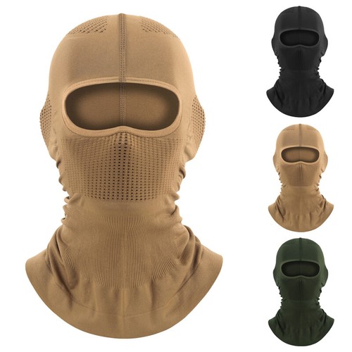 Motorcycle Balaclava Face Mask Neck Tube Warmer Breathable Sun Hood Headwear - Foto 1 di 15
