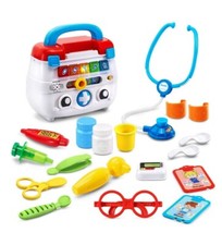 VTech Play and Heal Deluxe Medical Kit 34-Piece Role-Play Doctor Toy: Ages 1-4