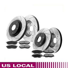 Front and Rear Brake Rotors Pads for Chrysler Dodge Jeep Compass Patriot B27 PA