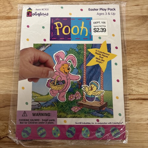 New Sealed Vintage Colorforms Disney’s Winnie the Pooh Easter by SunHill 1994 - Picture 5 of 5