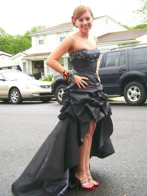 High Low Black Prom Dress | eBay