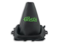SCHALTMANSCHETTE FÜR FORD FIESTA MK6 2008-2012 SCHALTSACK STICKEREI FADEN GRÜN