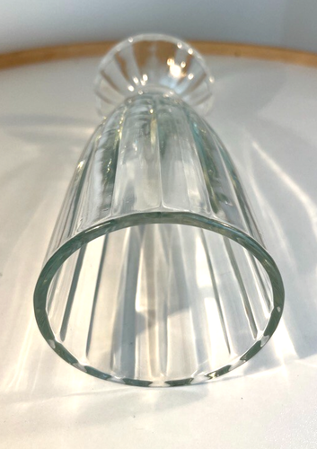 4 Vintage Sundae Glasses, Milkshake Glasses. H18cm x W8cm. Tall Ribbed Glasses - Picture 18 of 18