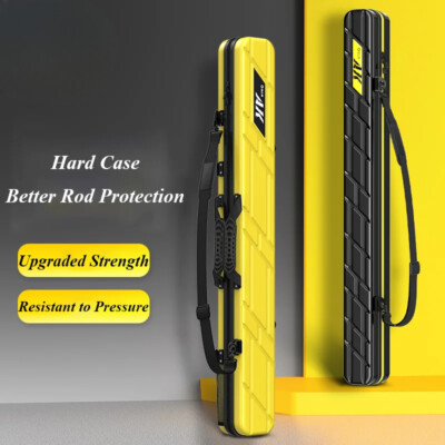 New Fishing Rod Bag Shockproof Hard Shell ABS+PC Protective Storage Fishing Case