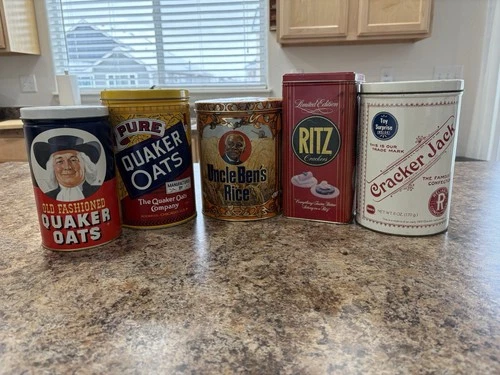 Vintage Lot of 5 Collectible Tins