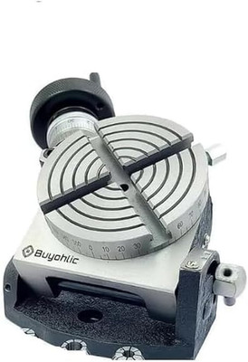 4'' (100 Mm) Horizontal Vertical Tilting 0°- 90° Rotary Table- Milling Machine To