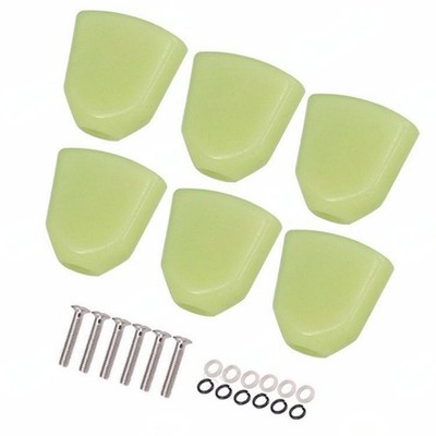 6PCS Acrylic Pegs for Guitar Handlebar Guitar Tuner Machine Head Buttons 