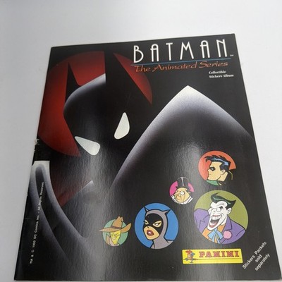 1993 DC Comics Batman The Animated Series Collectible Stickers Album No Stickers