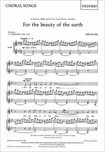 For the beauty of the earth by John Rutter 9780193415133 NEW Free UK Delivery - Image 5