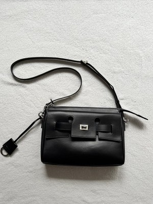 Balenciaga Bel Air Tasche Schwarz Unisex Leder Authentisch