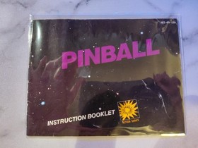 Pinball (Nintendo NES, 1985) Cartucho de juego y manual - Probado