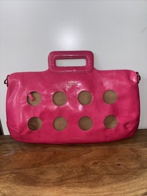  Matt & Nat   Vegan Handbag  Montreal  Shoulder Bag Rich Pink Faux Leather VGC