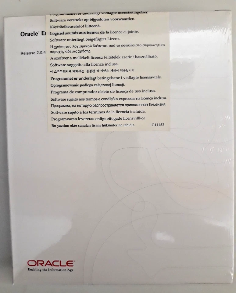 Oracle Enterprise Manager 2.0.4 Release A69136-02 UNOPENED  - Image 2 of 4