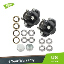 Set 2-5 on 4.5" Trailer Hub Kit For 2000 lbs. 1"or1.0625"Spindle(7 pieces/set)