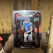 2024 Prizm Draft Picks - Jaxon Dart Base Rated Prospect #147 New York Giants