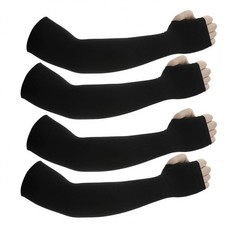 Sun Protection Arm Sleeves with Thumb Holes for Men Women,Cooling Compression UV