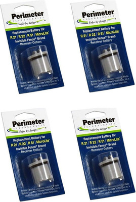 Four Pack Dog Fence Batteries for Invisible Fence R21 or R51 Receiver Collars (4