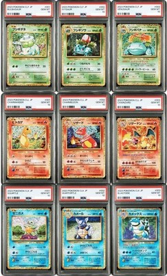 PSA 10 Charizard Blastoise Venusaur Holo Classic Sequential Set