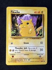 Pikachu 058/102 Base Set Regular Pokemon