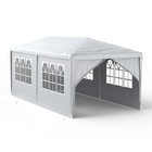 3x3/3x6/3x9m Pavillon Festzelt Gartenzelt Seitenteilen Partyzelt UV Schutz Grau