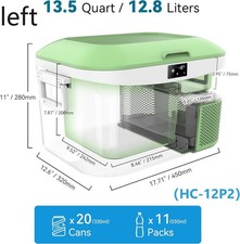 12 Volt 13.5 Quart Refrigerator Portable Car Freezer 12.8 Liter ,New items