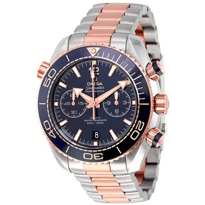 Omega Seamaster Planet Ocean Chronograph Sedna Gold Automatic Men's Watch
